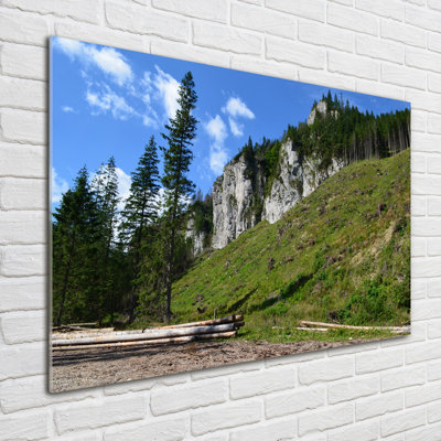 Rocky peaks 1 Piece Wall Art on Glass