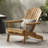 Adirondack Chair with Rustic Design, Acacia Wood, Foldable, Traditional Slats for Outdoor Comfort and Style-694608234