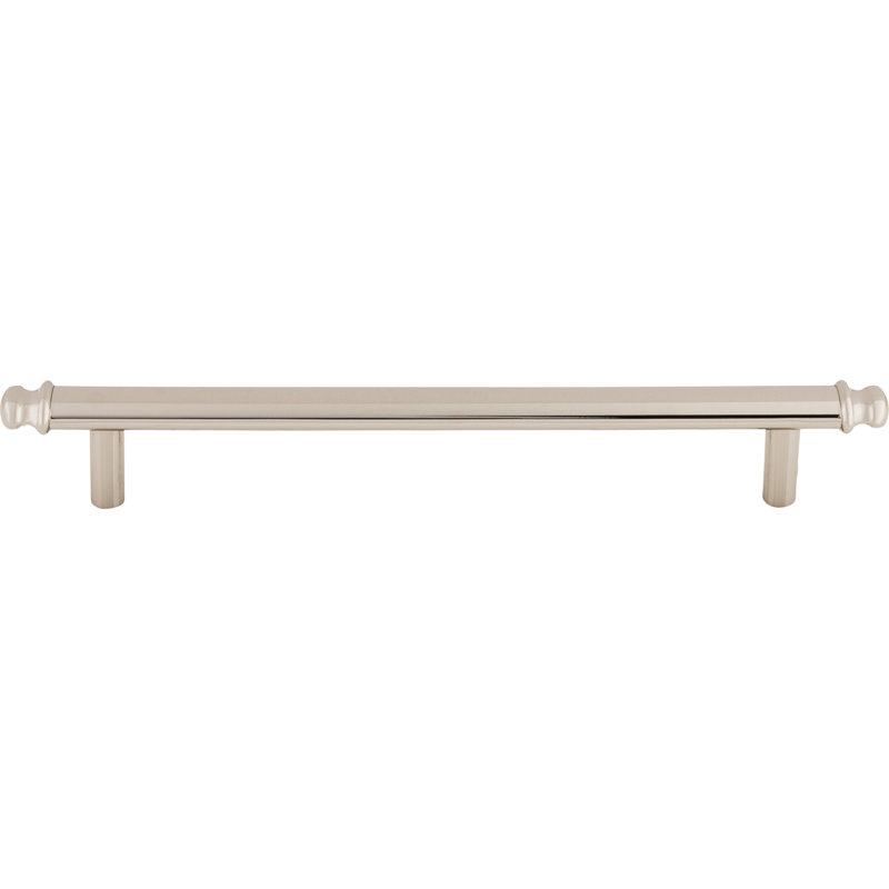 Julian Bar pull, Polished Nickel, 6 5/16" Center to Center