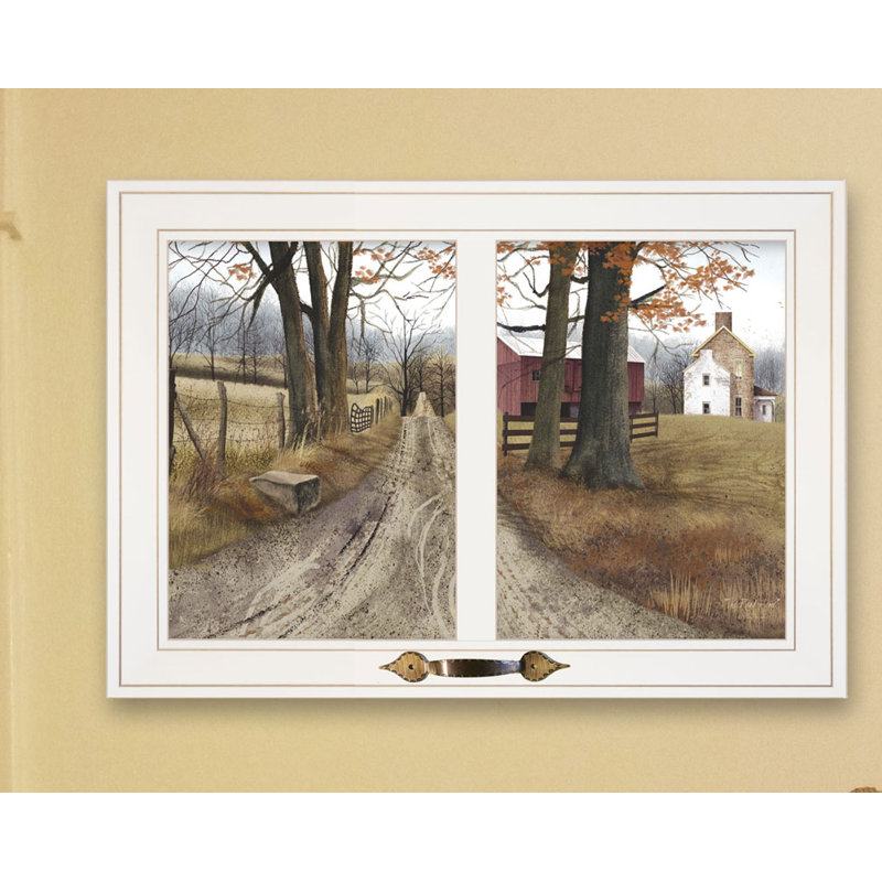 «The Road Home» par Billy Jacobs - impression encadrée sur papier, Cadre blanc