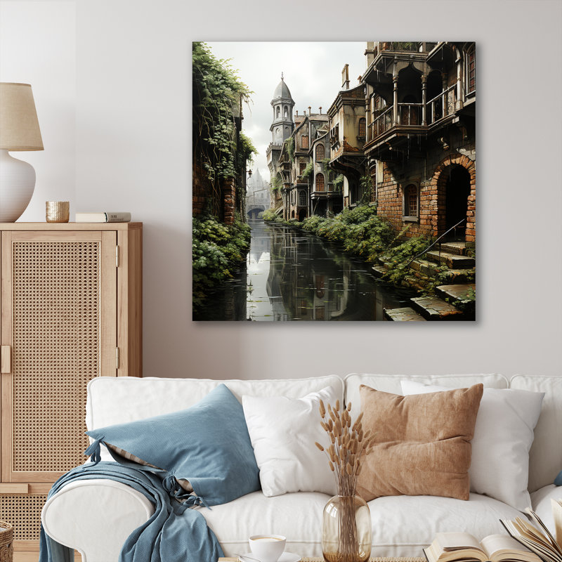 Reproduction d'art graphique sur toile, Toile tendue, 36" H x 36" W