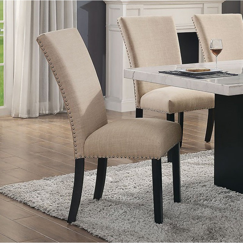 Annah 20.5'' H Upholstered Dining Chair, Beige