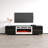 70.9" Modern TV Stand with Electric Fireplace, High Gloss Finish, Media Storage-2053635937
