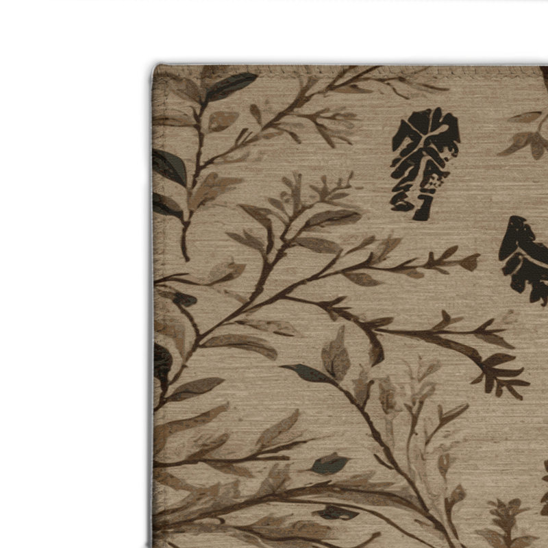 Tapis intérieur et extérieur gris Nature, Rectangulaire 2 pi x 3 pi