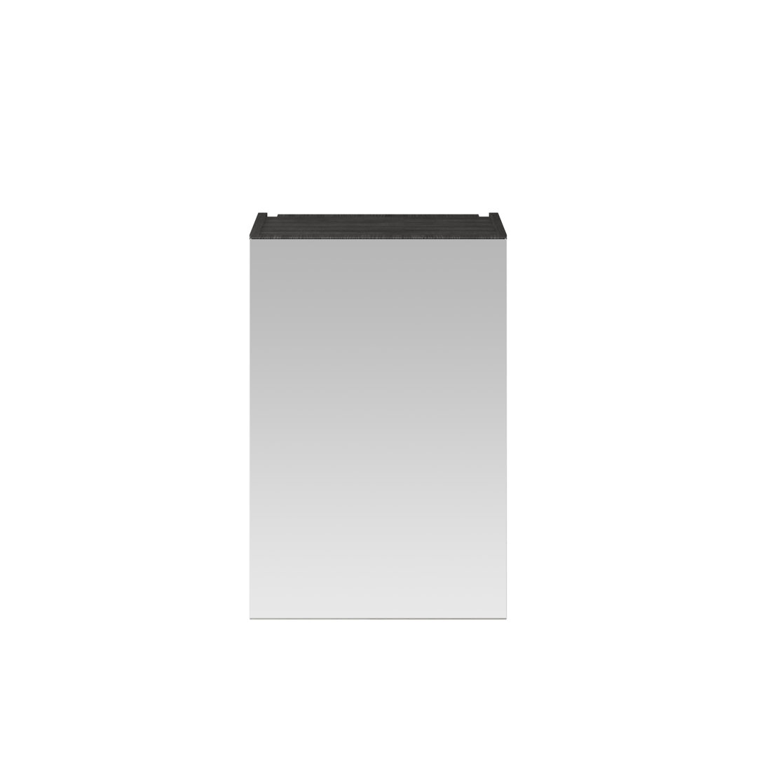 Fusion 450mm W 715mm H Surface Framed Medicine Cabinet Mirror 1 Adjustable