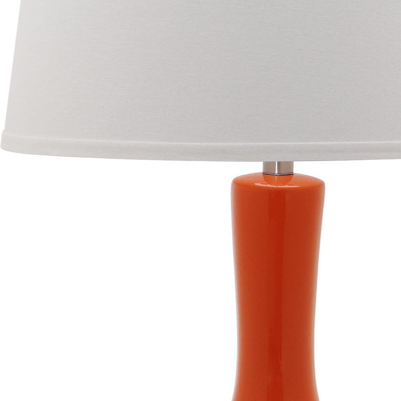 Minha Ceramic Table Lamp, Orange
