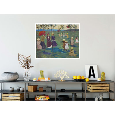 «Franklin Park Boston» par Maurice Brasil Prendergast - estampe numérique