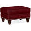 Repose-pieds rectangulaire en cuir véritable de 28,5 po de largeur Reddish-52503503-52503477-52503469