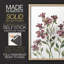 Aquarelle sur tiges florales II, reproduction encadrée - bois massif-202718425