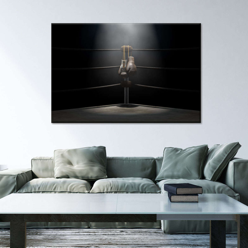 «Boxing Boxing Corner Gloves», impression sur toile, H 26 po x l 39 po x P 1,25 po