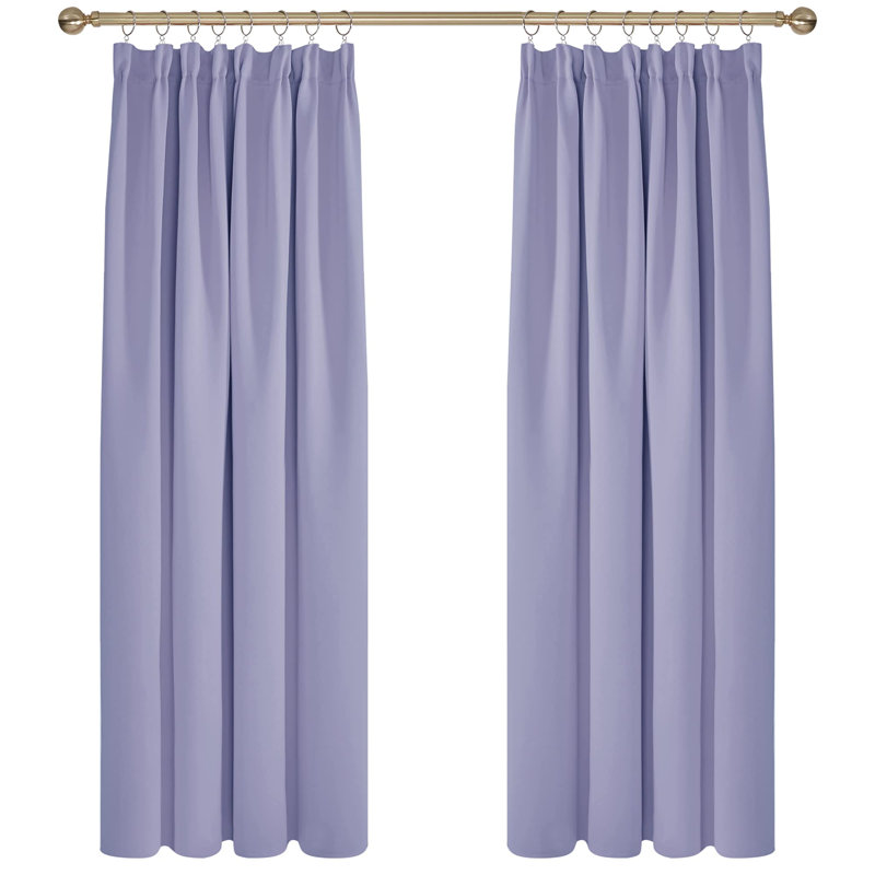 Recai Blackout Curtain Pair, 55cm Width x 180cm Drop