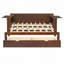 Lit de jour avec bureau et rangement-133284219