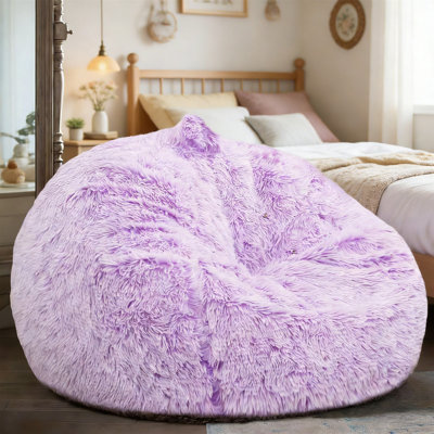 Canapé à poils longs en fausse fourrure à poils longs - Tissu durable et adapté aux animaux de compagnie, parfait pour une chambre d'enfant, un dortoir