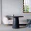 Table d'appoint ronde avec base piédestal