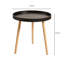 Davina Round Lipped Accent Side Table-2137834833