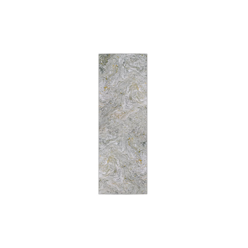Abstract Indoor Rug, Runner 2'9" x 8'