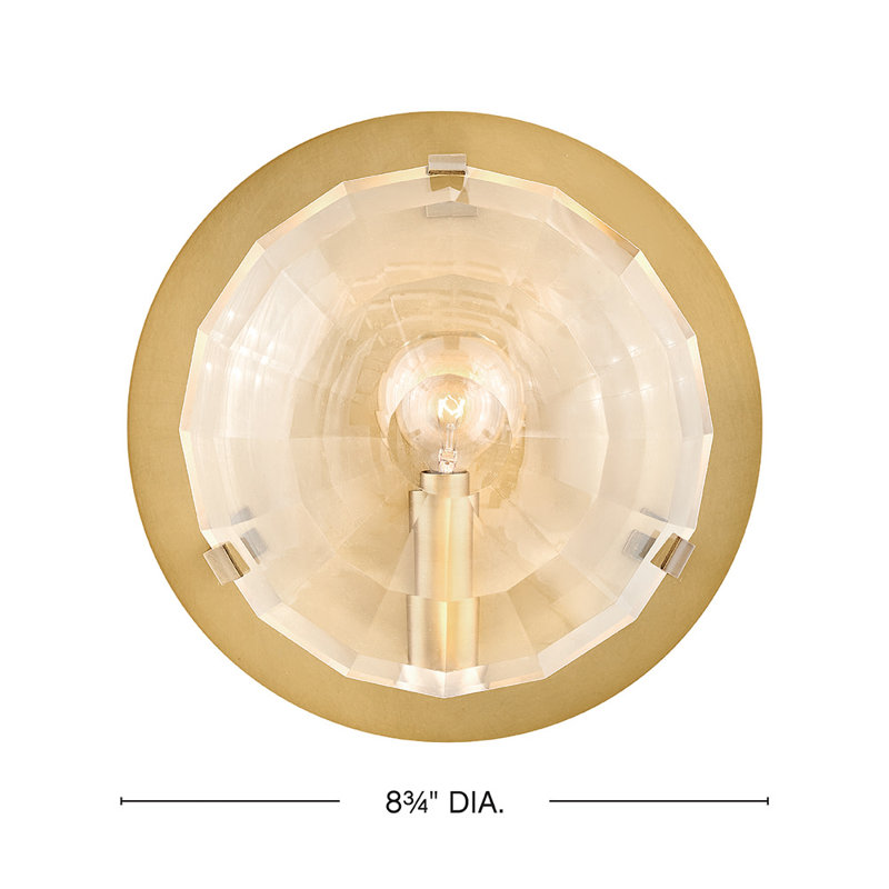 Nala 1 - Light Flush Mounted Sconce, Bronze