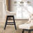 Swivel Counter Bar Stool Set with Wood Frame,Beige-1751842098