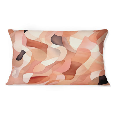 Coussin Nutshell Waves Abstract Watercolor III - Abstract Shapes