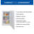 3.1 Cu. Ft. Upright Freezer with Adjustable Temperature Control, Garage-Ready,Reversible Door, and Removable Storage Baskets