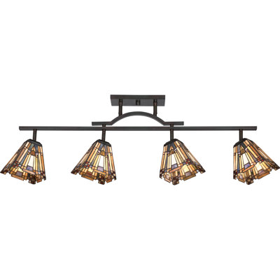 Ensemble de rail d'éclairage 4 lumières 42 po Amerski