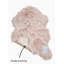 Kampala Hill Luxury Faux Rabbit Fur Rug With Suede Backing Area Rug Plush Soft Accent Rug Blush 60x90cm