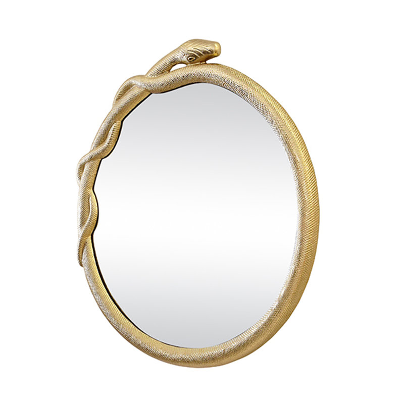 Lucius Round Metal Mirror
