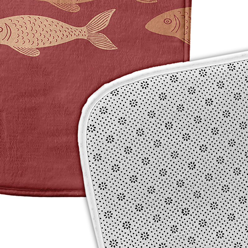 Anti-Skid Placemat, Orange