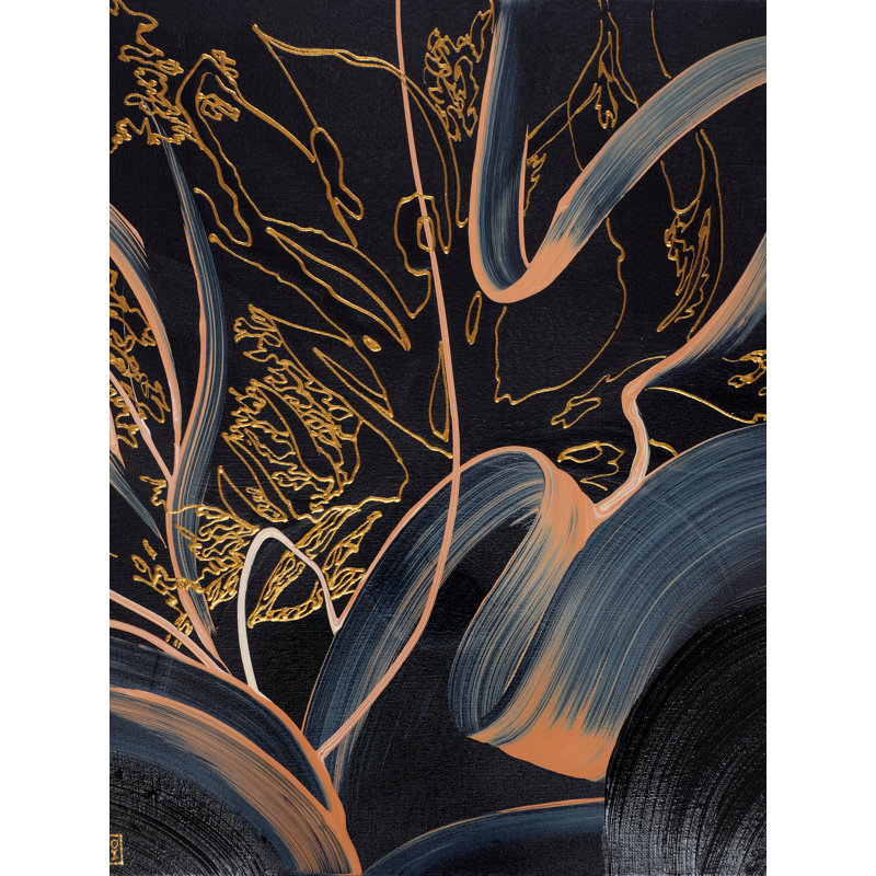 Orris Print by Novi Lim, Black Framed Paper, 20" H x 16" W