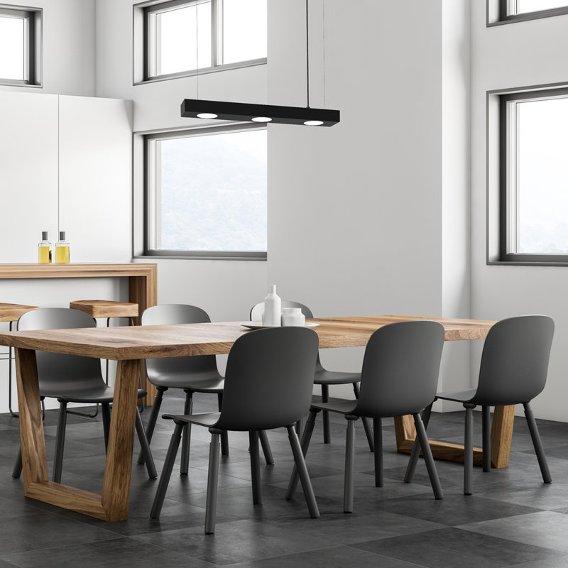 Alexander 3 - Light Matte Black Kitchen Island Pendant