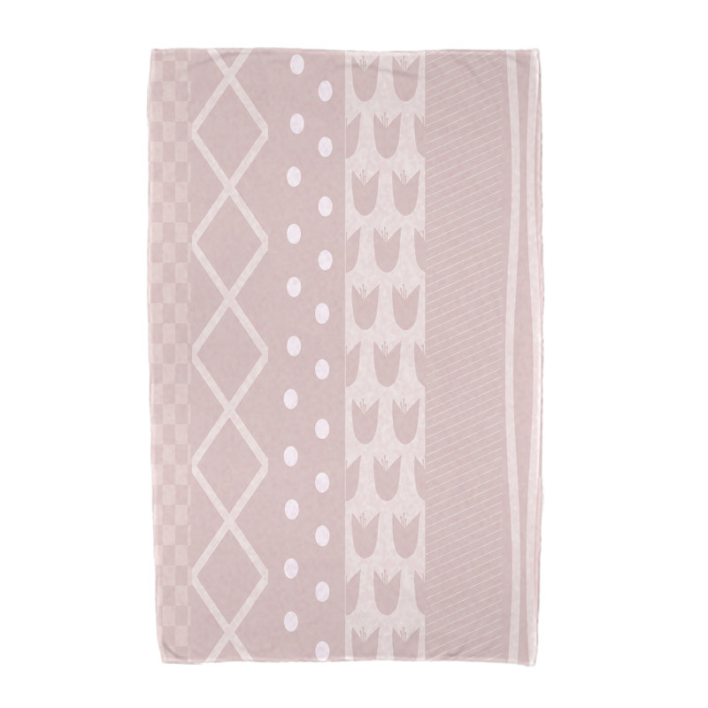 Serviette de plage en microfibre Avelia, Rose
