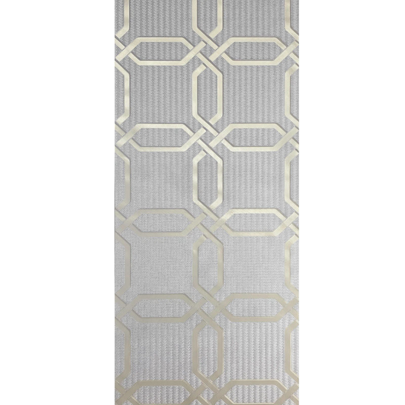 Rouleau de papier peint géométrique Hexagon Trellis