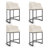 Upholstered 27" Bar&Counter Stool With Metal Frame-1698073934