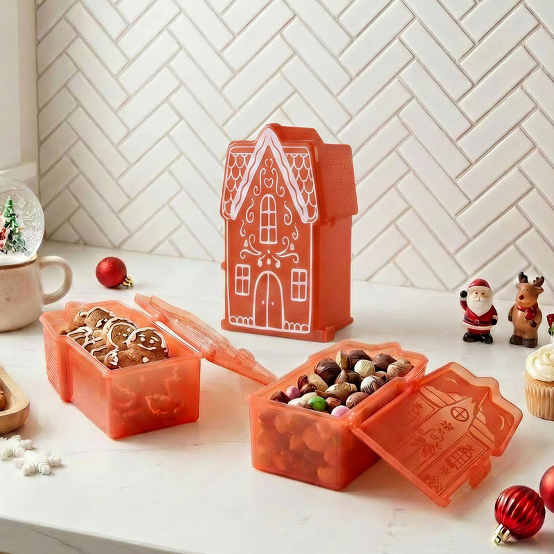 Faberware Snacklebox Gingerbread Villages Minis