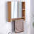Bathroom Cabinet With Waterproof Coating - Suitable For Humid Environments Storage Mirror Offers Clear Reflections-1951660310