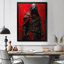 Décoration murale rouge et noir Warrior Hero I - Wizards-1244878418-1244878419
