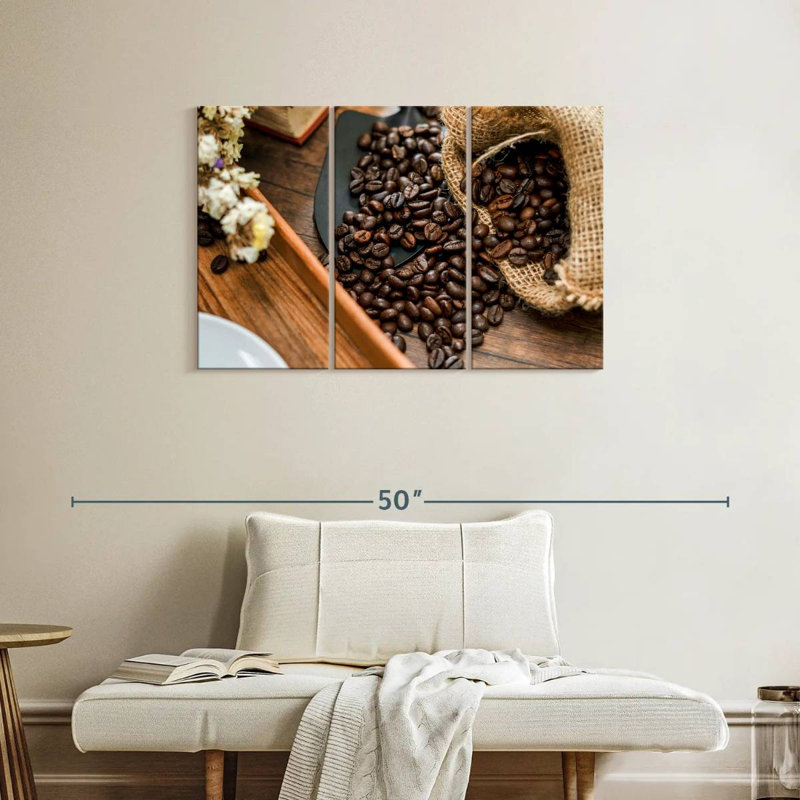 Yarlin Bag Of Coffee Beans, 24" H x 38" W