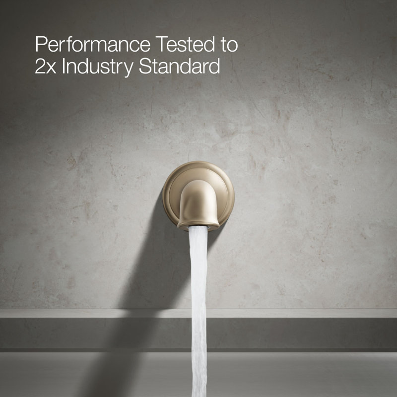 Artifacts® Wall-Mount Bath Spout with Flare Design, Vibrant Brushed Bronze