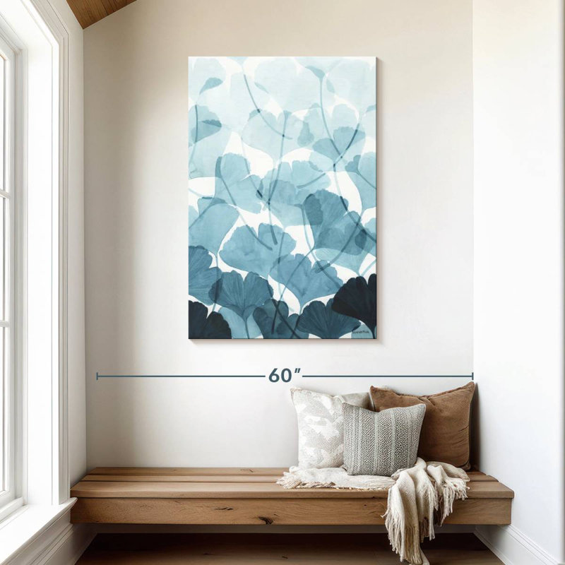 Harnek Cool Rain Gingko, 45" H x 30" W