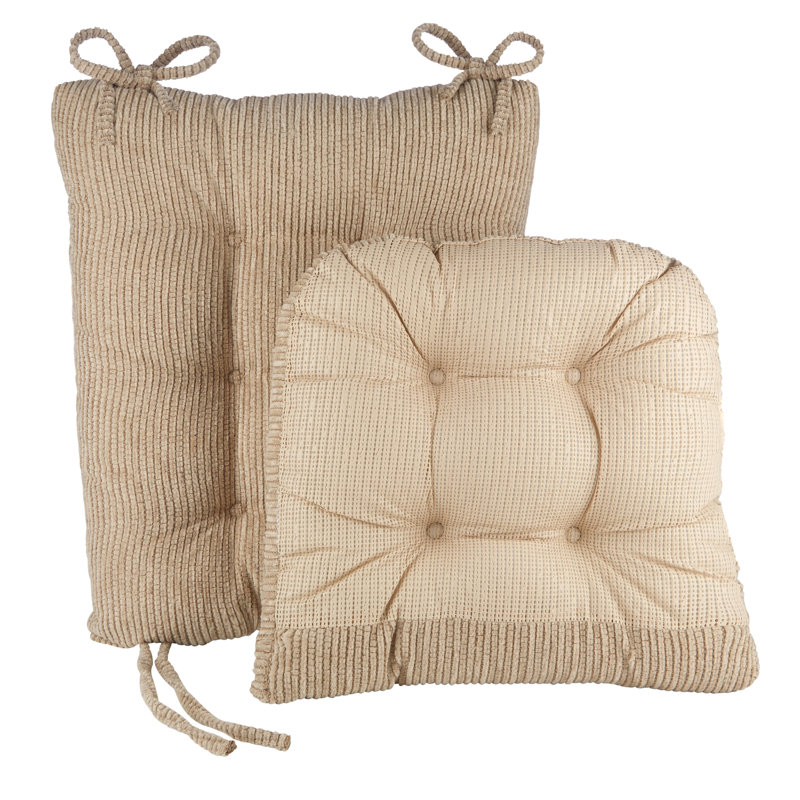 Ensemble de coussins de chaise berçante antidérapant