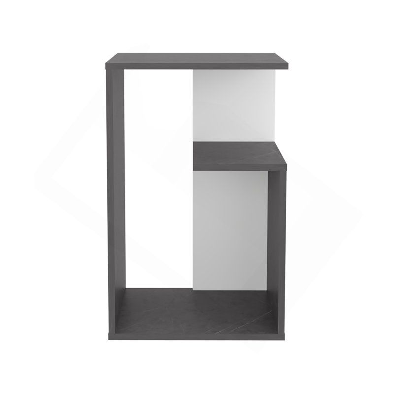 Everet 25" High 3-Tier Open Shelf Nightstand