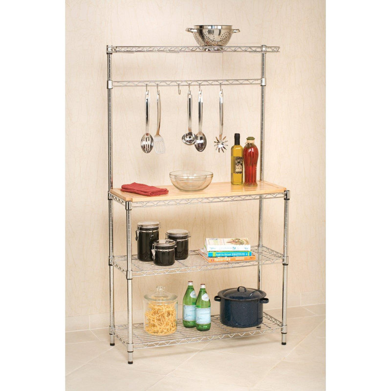 90cm W Steel Height -Adjustable Shelving Unit