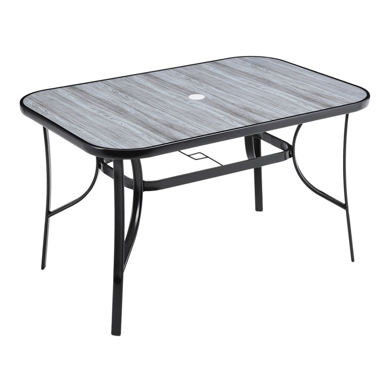 Rectangular Outdoor Table, 72.5cm H x 120cm W x 80cm D