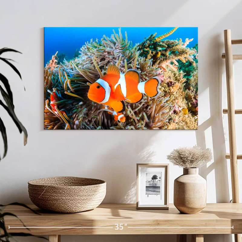 Brampt Fish Swimming, 16" H x 24" W