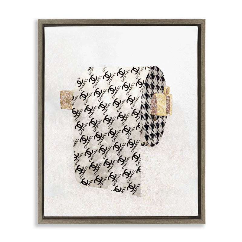 Art mural sur toile flottant Fashion Glam par Gi, H 21 po x l 17 po