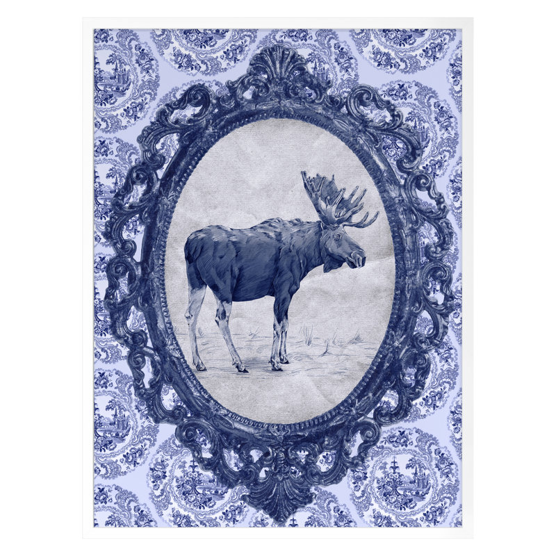 Toile Moose by the Studio - impression d'un seul cadre photo, H 36 po x l 27 po, Cadre blanc