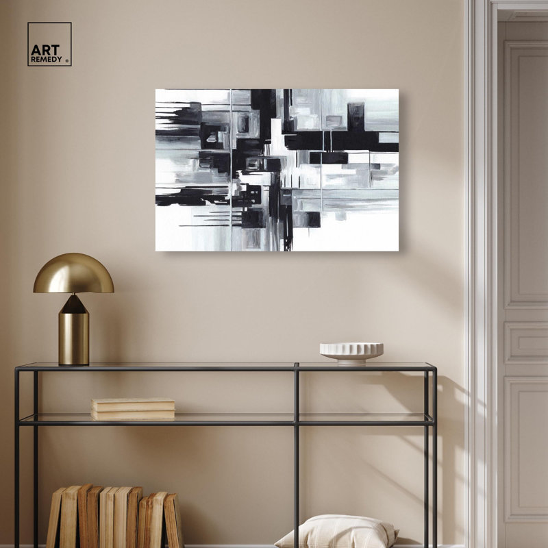"A Silent Moment", art mural contemporain sur toile , H 20 po x l 30 po, Toile tendue