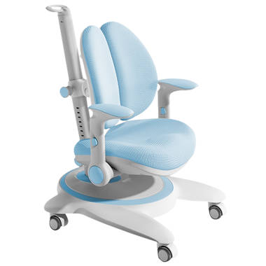 Gymax Kids Desk Chair Adjustable Height Children Study Chair w/Auto - Blue