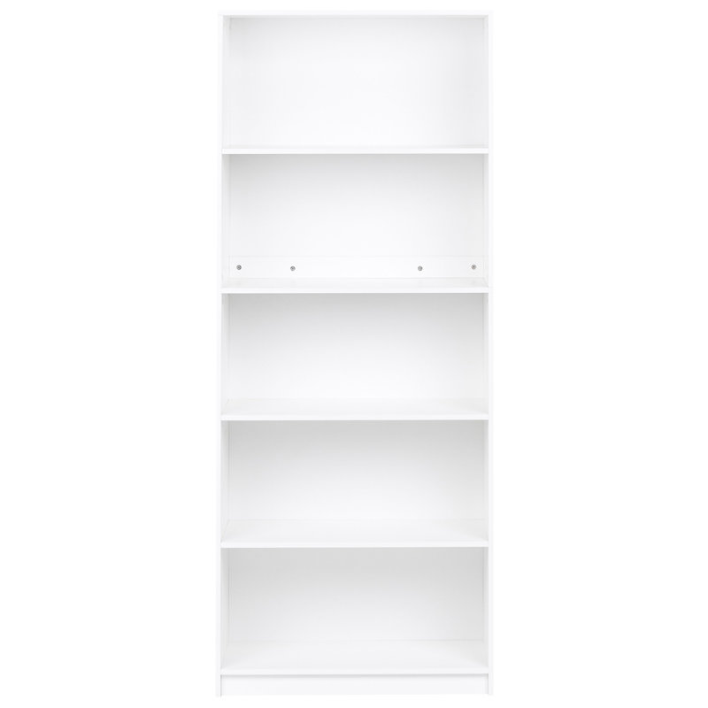 Borislavka 195cm H x 80cm W Standard Bookcase, White