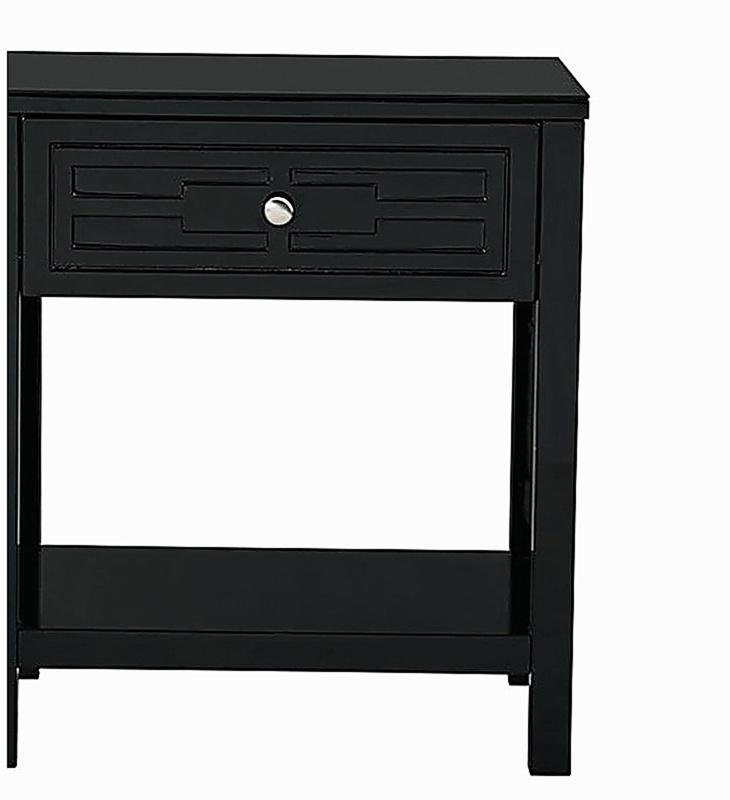 Table de chevet Dylan, Noir